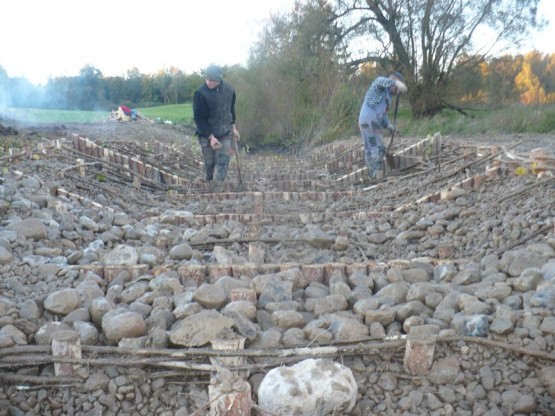 Budowa urządzeń wodnych oraz stawów dla płazów.
