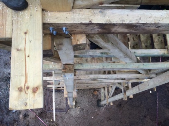 Budowa wieży widokowej.